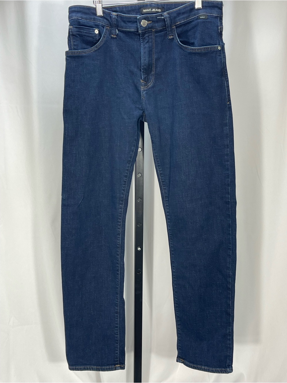 Mavi Men's “Zach” Straight Leg Indigo Jeans 34X32  5 Pocket relaxed fit